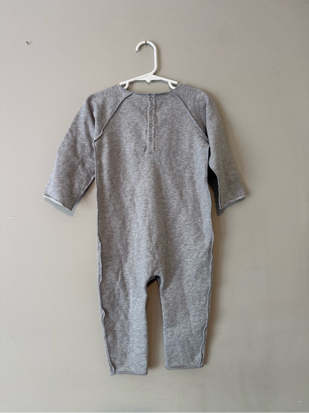 Monica & Andy Gray Baby One-Piece Romper - Picture 2 of 3